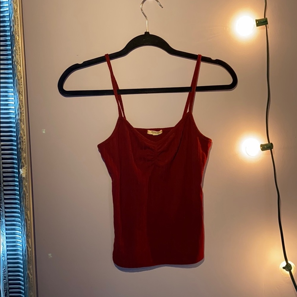 Burgundy Tank Top